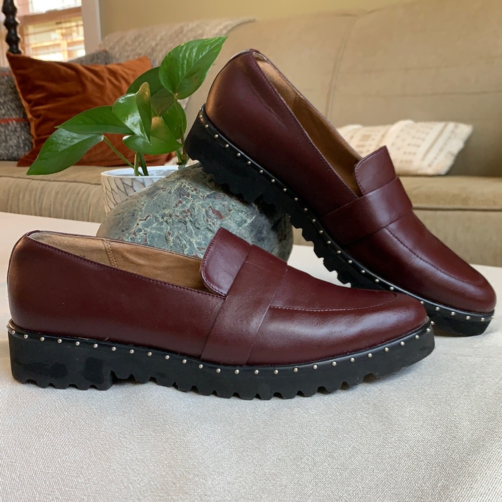 Nordstrom 14th & Union Westley lug sole loafer SZ8